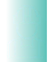 Icône turquoise de technicien (casque et équipement)